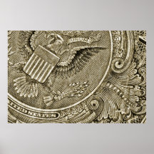 Dollarschein-Makroplakat