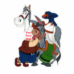 DON QUICHOTE FREUNDE Schablone Photofiguren
