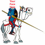 DON QUICHOTE Schablone Fotostatuen