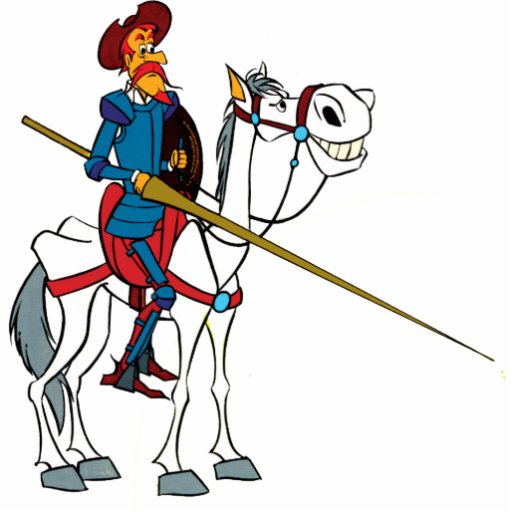 DON QUICHOTE u. ROCINANTE - Skulptur - 400 JAHRE Foto Ausschnitt