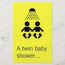 DoppelBabyparty Flyerdesign