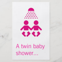 DoppelBabyparty Individuelle Flyer
