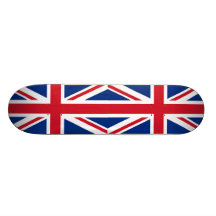 Doppelbild-britisches Flaggen-Skateboard Personalisierte Skateboards