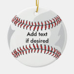 Doppelseitige Baseball-Verzierung Weinachtsornamente