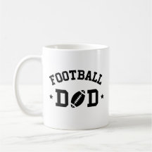 Doppelseitiger Druck des Fußballvatischwarzen Kaffee Tasse