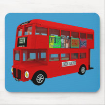 Doppelstöckiger Bus Mousepad