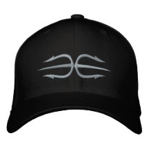 Doppelte Trident-Kappe Bestickte Baseballkappen