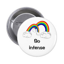 Doppelter Regenbogen vollständig über dem Himmel Buttons