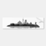 Dortmund City Skyline - Autoaufkleber