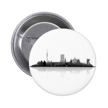 Dortmund City Skyline Button