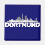 Dortmund City Skyline Kühlschrankmagnet