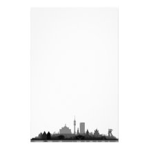 Dortmund City Skyline - sonstige Geschenkideen Individuelles Druckpapier