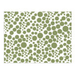 dots punkte polka retro kreise tupfer tupfen 70er postkarte