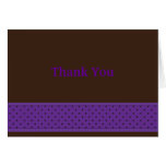 DotStrip Notecard-Violett/Brown Karten