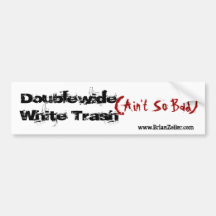 DoublewideWhite Abfall, (ist nicht so schlecht), W Autosticker