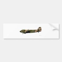 Douglas AC-47 gespenstisch Auto Aufkleber