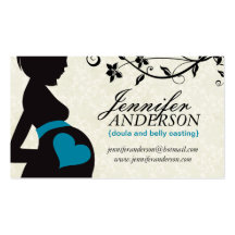 Doula, Hebamme-und Bauch Casting-Visitenkarten