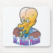 Dr. Bum Head Mousepads