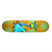 Drache, der eine Bell trägt Individuelles Skateboard