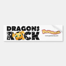 Drache-Felsen-Autoaufkleber
