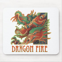 Drache-Feuer Mousepad