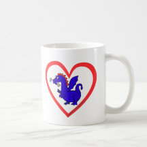 Drache-Herz Teetasse