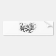 Drache-Kleidung 47 Auto Sticker