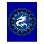 Drache-Knoten 1 Postkarte