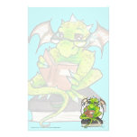Drache-Lesephantasiekunstbriefpapier-Briefpapier Individuelle Druckpapiere