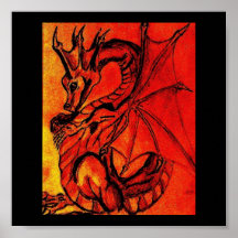 Drache Posterdrucke