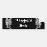 Drache-Regel Auto Aufkleber