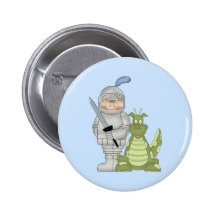 Drache-Ritter Anstecknadel