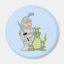 Drache-Ritter Kühlschrankmagnete