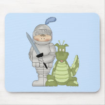 Drache-Ritter Mousepad