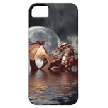 Drache-u. Mond-Fantasie mythischer iPhone Fall Hülle Fürs iPhone 5