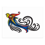 Drache-Vogel-Stammes- Entwurf Postkarte
