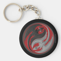 Drache Yin-Yang Schlüsselband