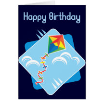 Drachen-Spaß-Geburtstag Karte
