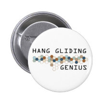 Drachenfliegen-Genie Anstecknadelbutton