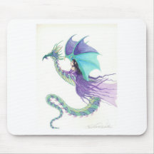 Drachereiterfee Mousepads