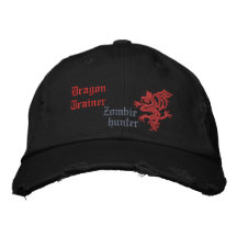 Drachetrainer-Zombiejäger Besticktes Baseballcap