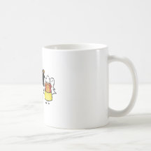 Dracula- und Engels-Süßigkeits-Mais Kaffeetasse