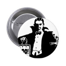 Draculas glückliches Halloween Anstecknadelbuttons