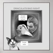 Draculas schlechte Nacht Posterdrucke