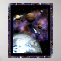 Dragoncats Sciencefiction-Fantasie-Reihe 6 Plakatdrucke