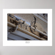 Drahtseilbahn-Plakat