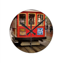 Drahtseilbahn-San Francisco Wanduhr