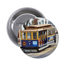 Drahtseilbahnen in San Francisco Buttons