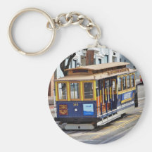 Drahtseilbahnen in San Francisco Schlüsselanhänger