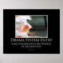 Drama-Systems-Eintritts-motivierend Plakat